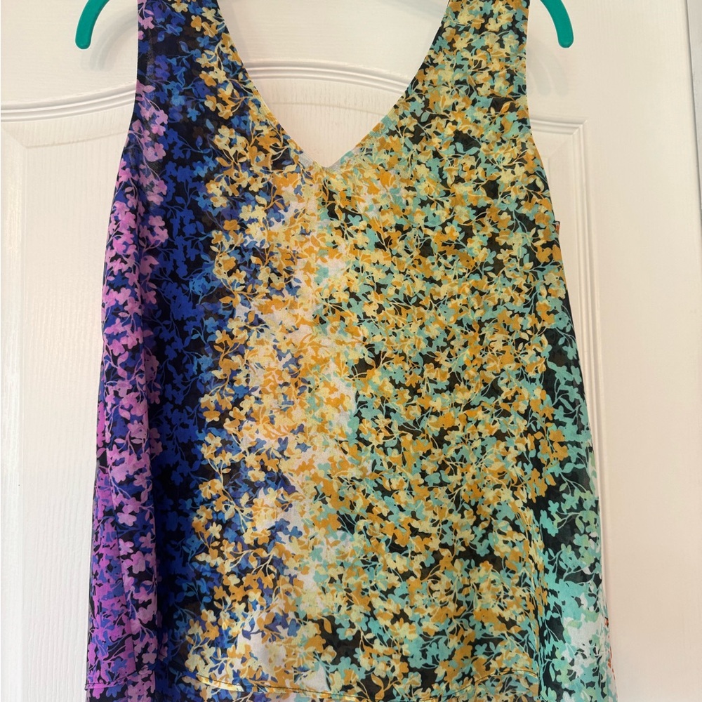 CAbi Merry Go Round Floral Top!!! NWOT!!!